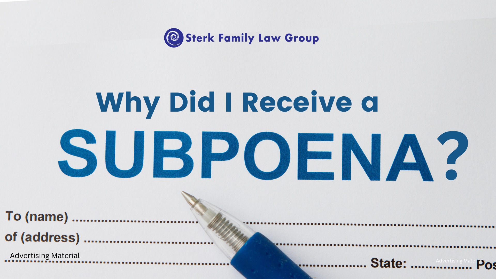 Received a Family Law Subpoena? Here's What You Need to Know